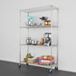 SafeRacks 4-Tier Wire Shelving (18" x 48" x 72")