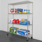 SafeRacks 4-Tier Wire Shelving (18" x 60" x 72")